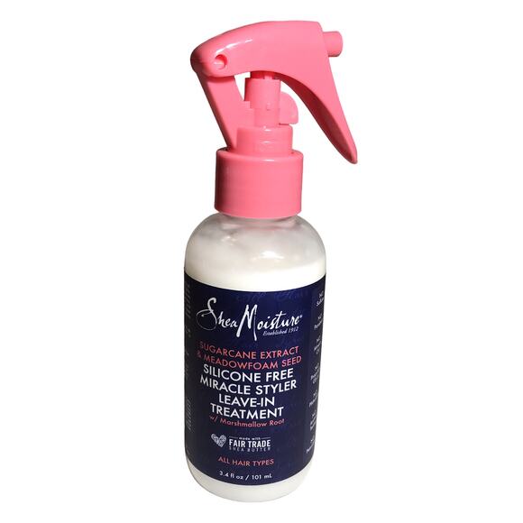 Shea Moisture Silicone Free Miracle Styler Leave-In Treatment Sugarcane Extract - Picture 1 of 6